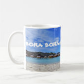 Bora Boraフランス領ポリネシアOverwaterのバンガローのマグ コーヒーマグカップ (左)