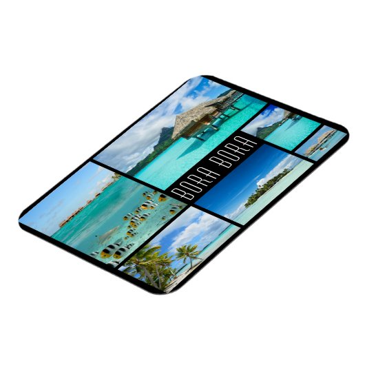 Bora Boraランドスケープ旅行写真 マグネット (左側)