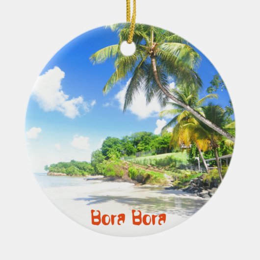 Bora Bora セラミックオーナメント (正面)
