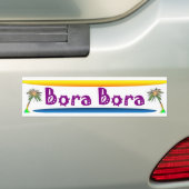Bora Bora バンパーステッカー (車上)