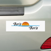 Bora Bora バンパーステッカー (車上)