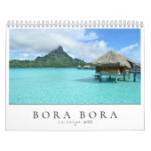 Bora Bora 20XXランドスケープ写真カレンダー カレンダー (カバー)