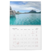 Bora Bora | French Polynesia | Tahitian Calendar カレンダー (1月 2027)