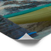 Bora Bora Pacific Islands Overwater Bungalows ポスター (角)