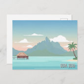 Bora Bora Travel ポストカード (正面/裏面)