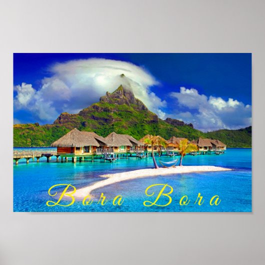 Bora Bora Tropical Island ポスター (正面)