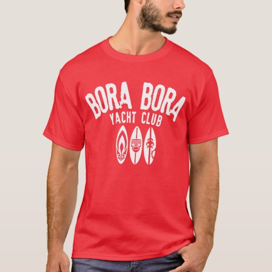 Bora Bora yacht club Tシャツ (正面)