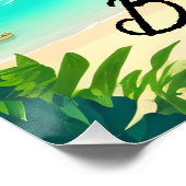 Boracay Philippines Beach Travel Poster ポスター (コーナー)