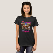 Boracay Philippines Tarsier Tシャツ (正面フル)