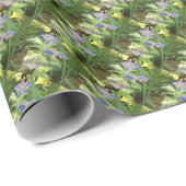 BORAGE Blue Pink Green -- ECHOプリント ラッピングペーパー (ロールコーナー)
