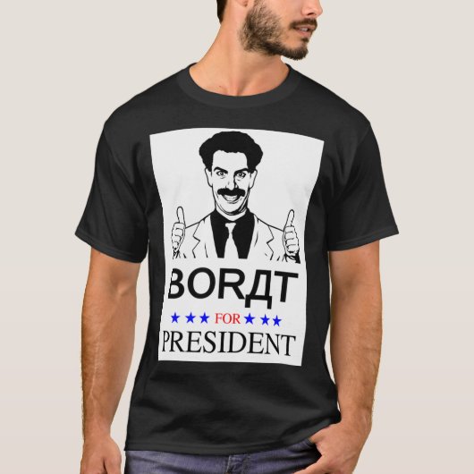 Borat for President Classic T-Shirt Tシャツ (正面)