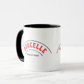 Borcelle サマーバイブスロゴアート マグカップ (正面左)