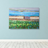 Bord de mer en Bretagne キャンバスプリント (インサイチュ (ウッドフロア))