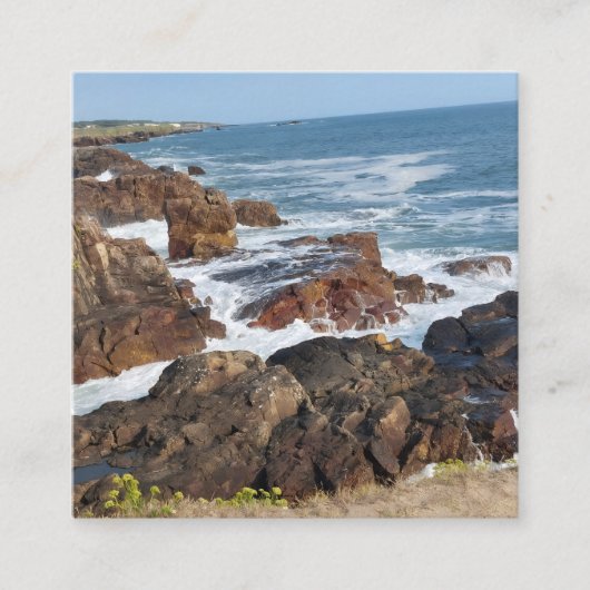 Bord de mer français en Vendée スクエア名刺 (正面)