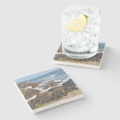 Bord de mer français en Vendée ストーンコースター (横)