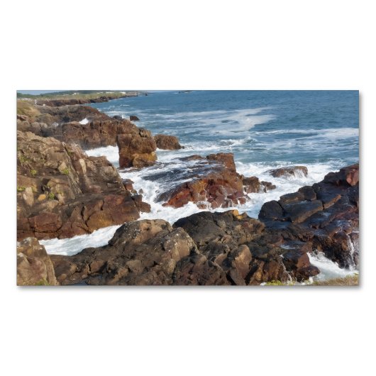 Bord de mer français en Vendée マグネット名刺 (正面)