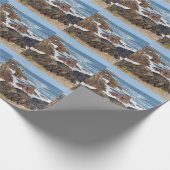 Bord de mer français en Vendée ラッピングペーパー (角)