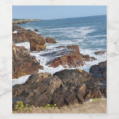 Bord de mer français en Vendée ワインラベル (シングルラベル)