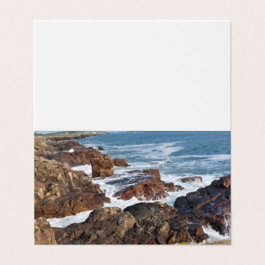 Bord de mer français en Vendée 名刺 (外部フラット)