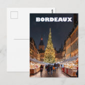Bordeaux Christmas Charm ポストカード (正面/裏面)