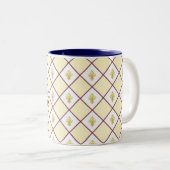 Bordeaux fleur-de-lis cup ツートーンマグカップ (正面右)