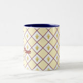 Bordeaux fleur-de-lis cup ツートーンマグカップ (中央)