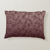 Bordeaux flowers degraded pillow アクセントクッション (裏面)
