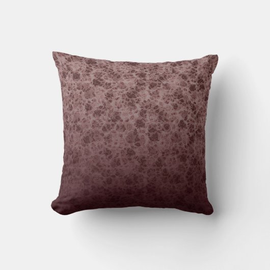 Bordeaux flowers degraded pillow クッション (正面)