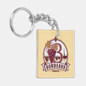 Bordeaux France キーホルダー (正面左)