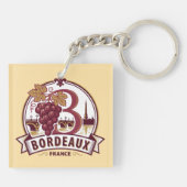 Bordeaux France キーホルダー (裏面)