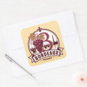 Bordeaux France スクエアシール (封筒)