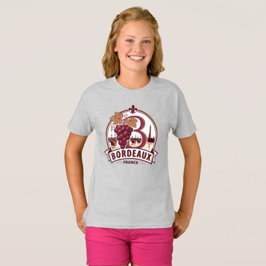 Bordeaux France Tシャツ (正面フル)