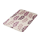 Bordeaux Modern Botanical Japandi バスマット (アングル)