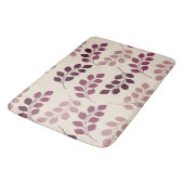 Bordeaux Modern Botanical Japandi バスマット (アングル)