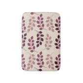 Bordeaux Modern Botanical Japandi バスマット (正面縦)