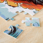 Border Collie ジグソーパズル (側面)