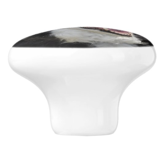 Border collie セラミックノブ (側面)