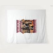 Border Collie  タペストリー (正面(横))