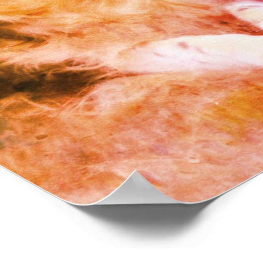 Border Collie And Ball Dog Art ポスター (角)