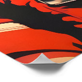 Border Collie Astronaut Poster, Border Collie ポスター (角)