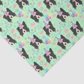Border Collie Birthday Tissue Paper in Green 薄葉紙 (詳細)