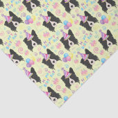Border Collie Birthday Tissue Paper in Yellow 薄葉紙 (詳細)