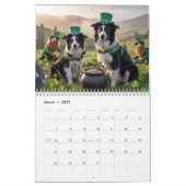 Border Collie Calendar カレンダー (3月 2027)