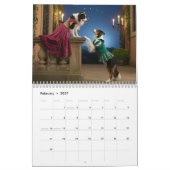 Border Collie Calendar カレンダー (2月 2027)