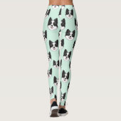 Border Collie Cute Dog Lover Pattern レギンス (裏面)