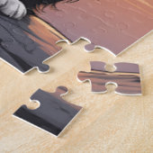 Border Collie Dog ジグソーパズル (側面)