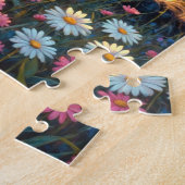 Border Collie Dog ジグソーパズル (側面)