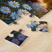 Border Collie Dog ジグソーパズル (側面)