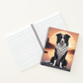 Border Collie Dog ノートブック (内部)