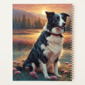 Border Collie Dog プランナー手帳 (裏面)
